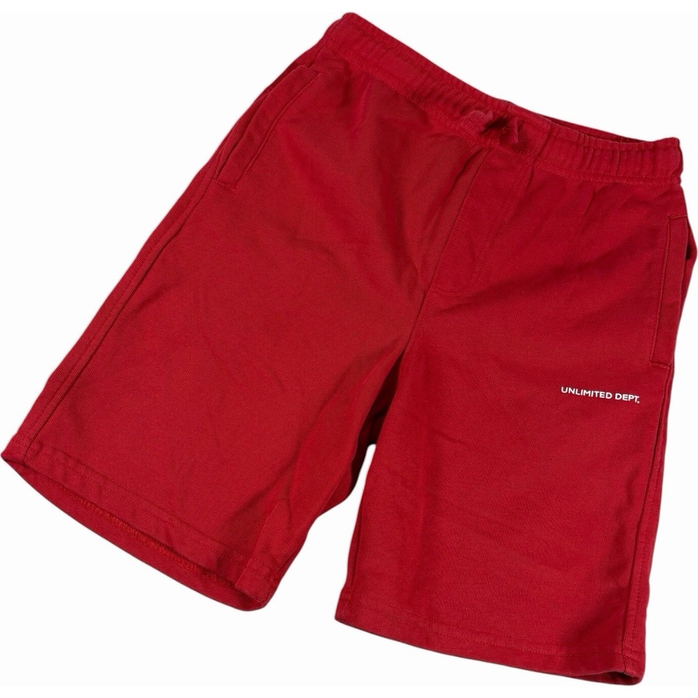 Zara Kids Red Unlimited Dept Sweatshorts Boys Size 13-14 Years Athletic Red